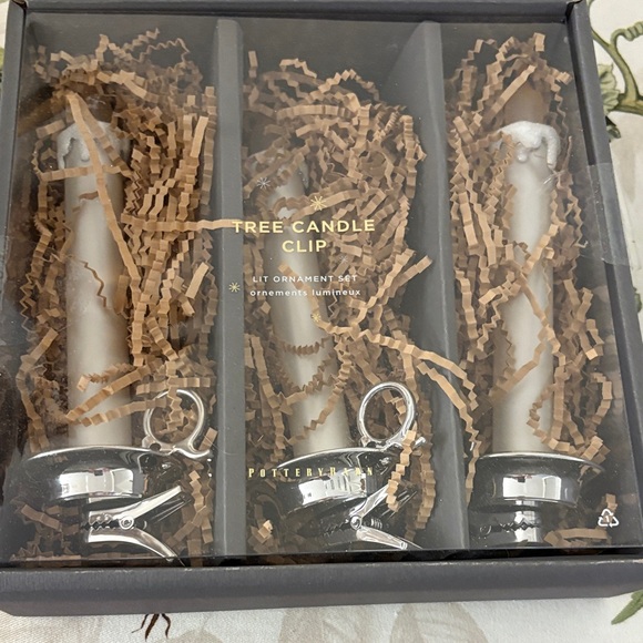 Pottery Barn Metallic Tree Candle Clips - Picture 2 of 2
